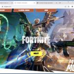 Fortnite V-Bucks Generator versão de aparência fraudulenta 1