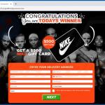 congratulations you are todays winner fraude cartão de oferta nike