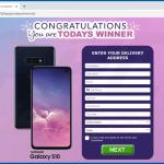 congratulations you are todays winner fraude samsung galaxy s10