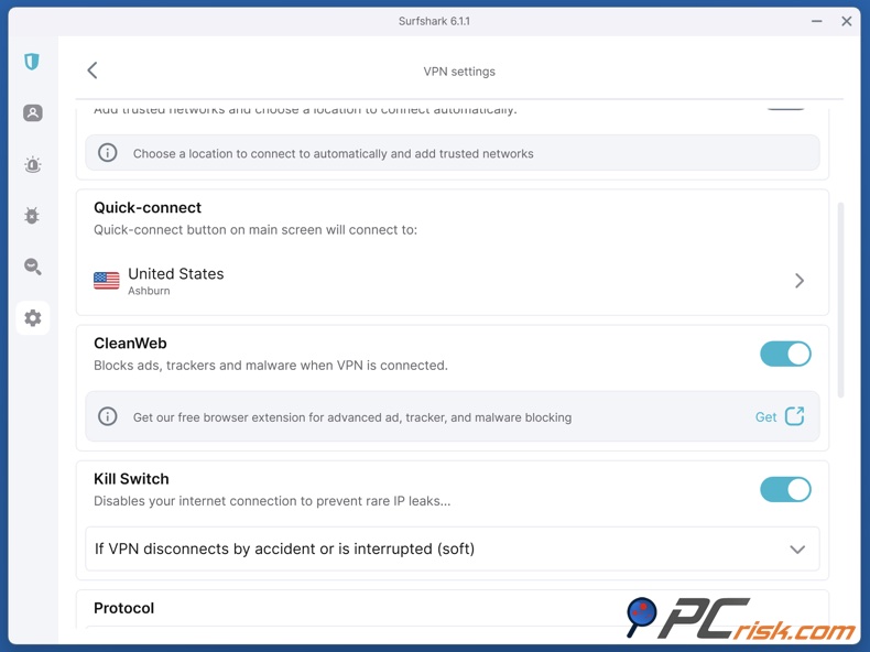 Surfshark CleanWeb