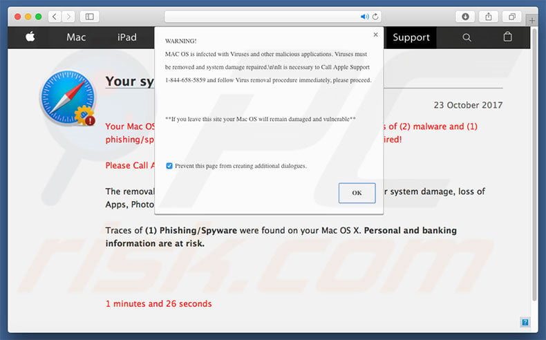 Fraude WARNING! MAC OS Is Infected