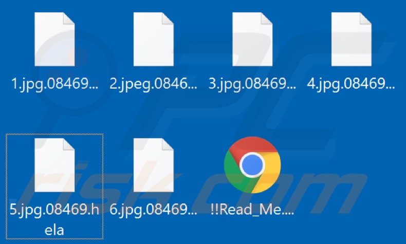 Ficheiros encriptados pelo ransomware Hela (.[number_aleatório].hela extensão)