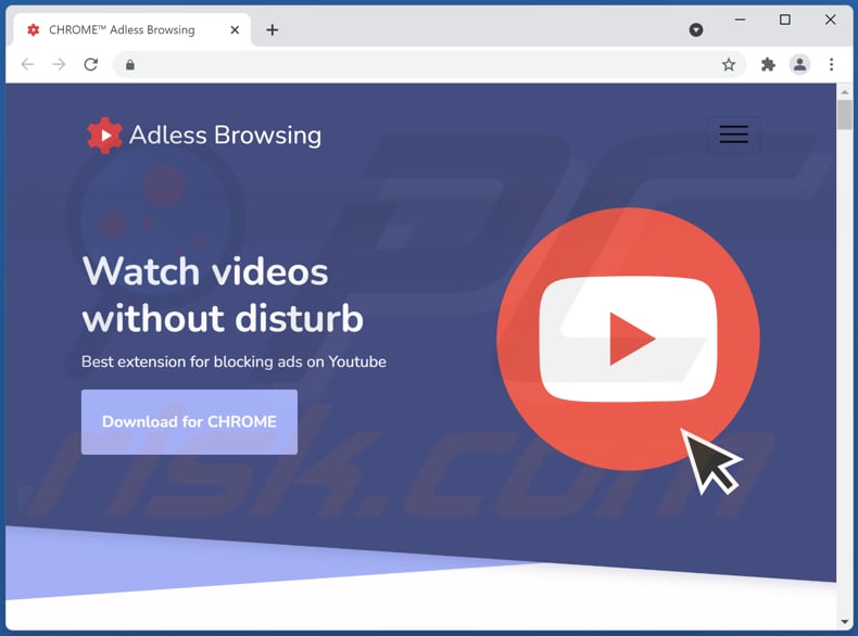 página de descarregamento do adware  oficial adless browsing
