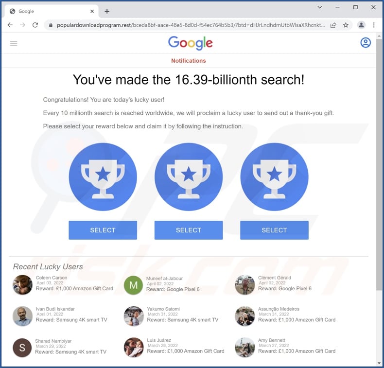 You've made the 16.39-billionth search! fraude