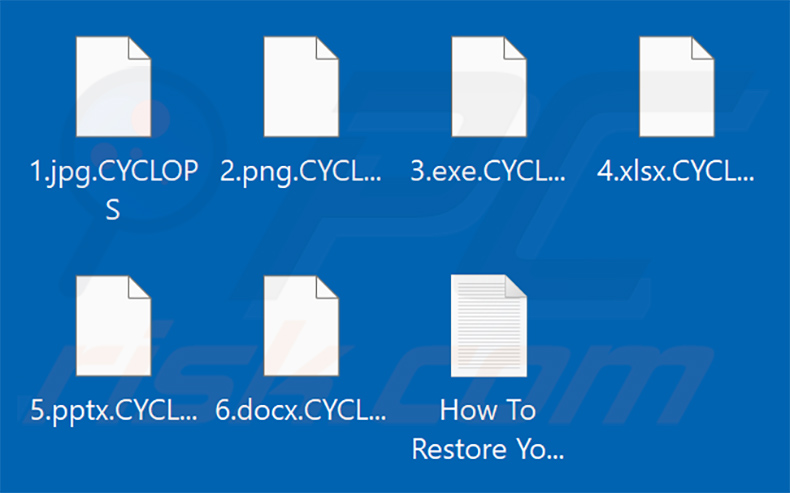 Ransomware Cyclops - Desencriptação, remoção, e recuperação de ficheiros  perdidos