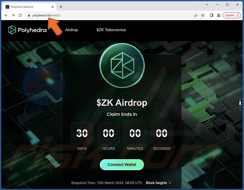 Polyhedra Network $ZK Airdrop fraude