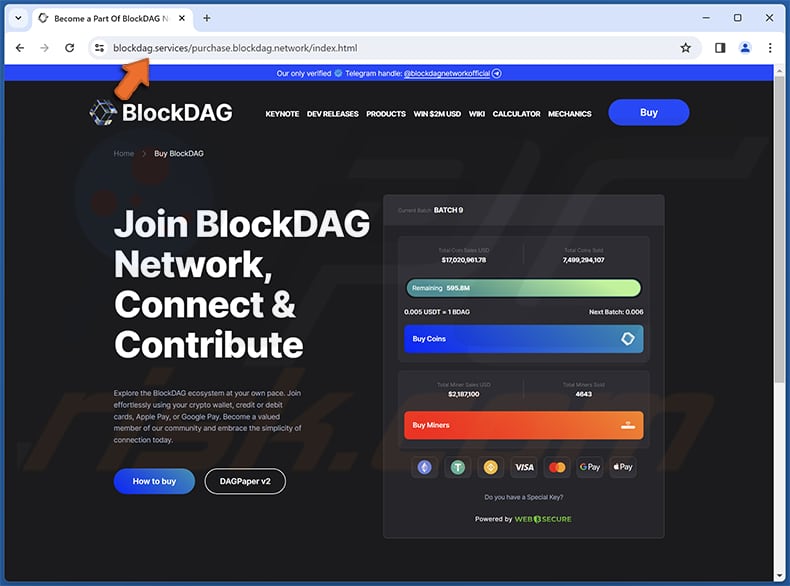 Join BlockDAG Network fraude