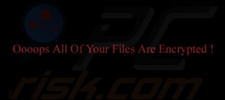 GhosHacker ransomware papel de parede