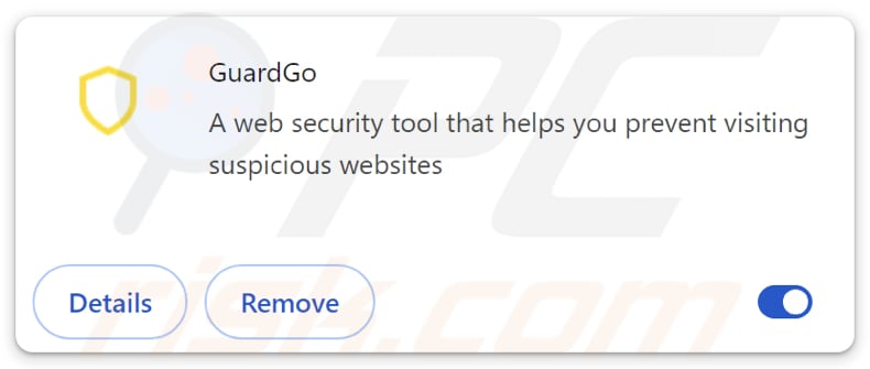 GuardGo browser hijacker