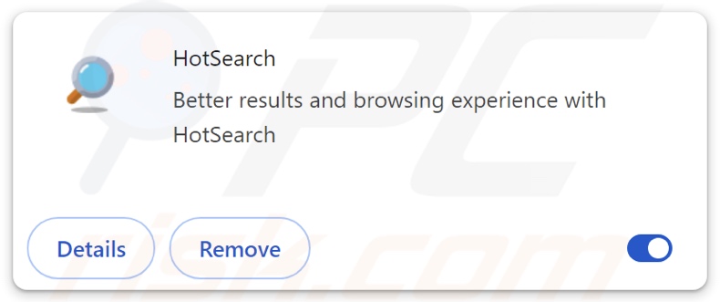 HotSearch sequestrador de navegador