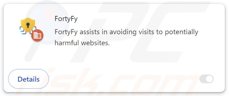 FortyFy extensão do browser