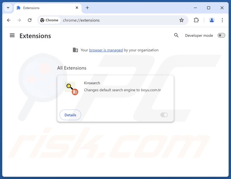 Remoção das extensões do Google Chrome relacionadas com o findflarex.com