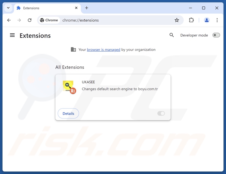 Remoção das extensões do Google Chrome relacionadas com o findflarex.com