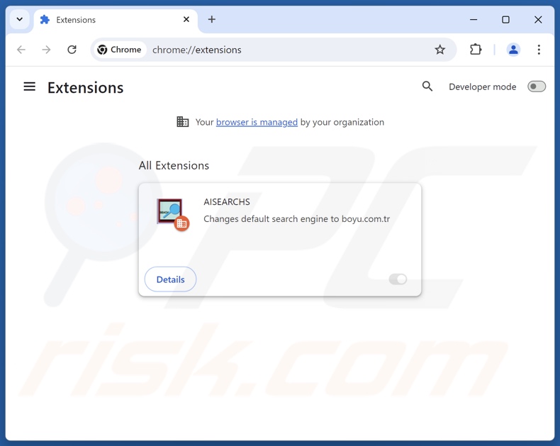 Remoção das extensões do Google Chrome relacionadas com o findflarex.com