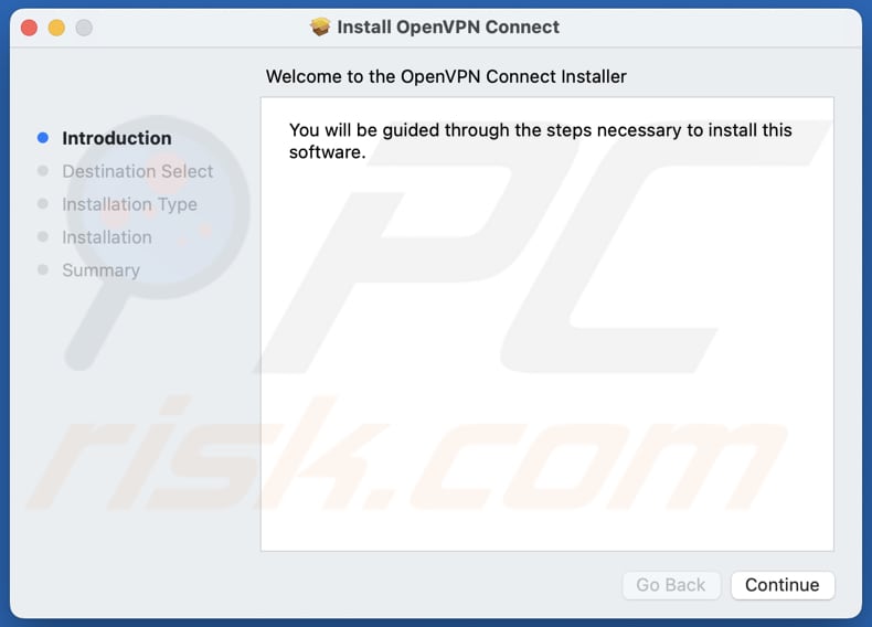 HZ RAT malware falso instalador do OpenVPN Connect