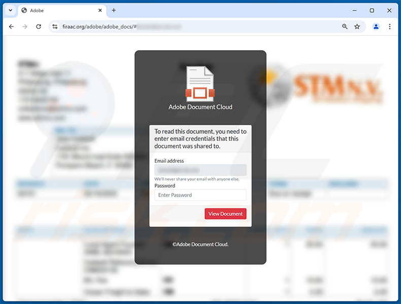 Site de phishing promovido através de uma campanha de spam por correio eletrónico de confirmação de pagamento (2024-08-27)