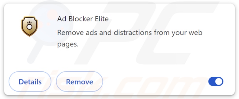 Ad Blocker Elite adware