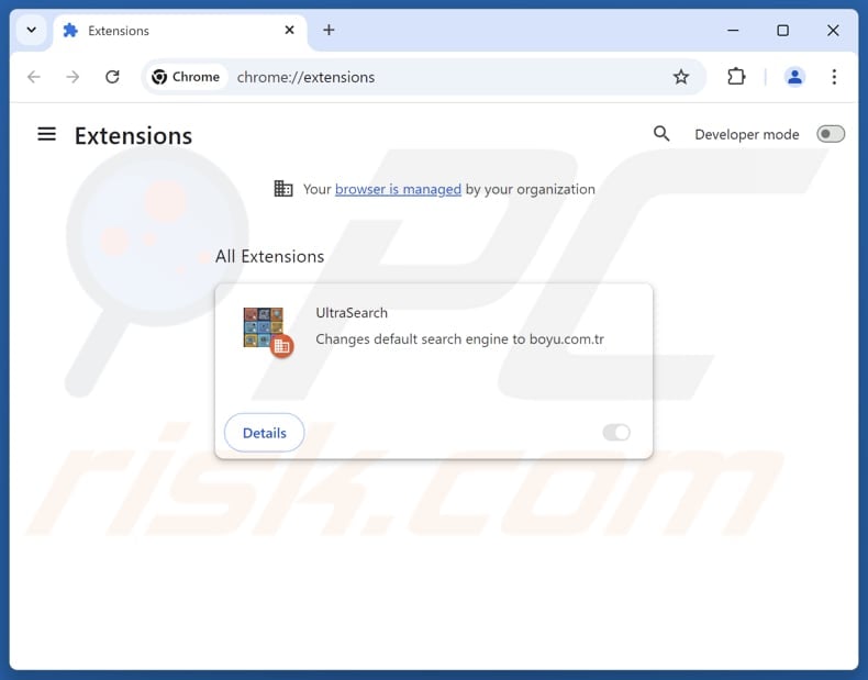 Remoção das extensões do Google Chrome relacionadas com o findflarex.com