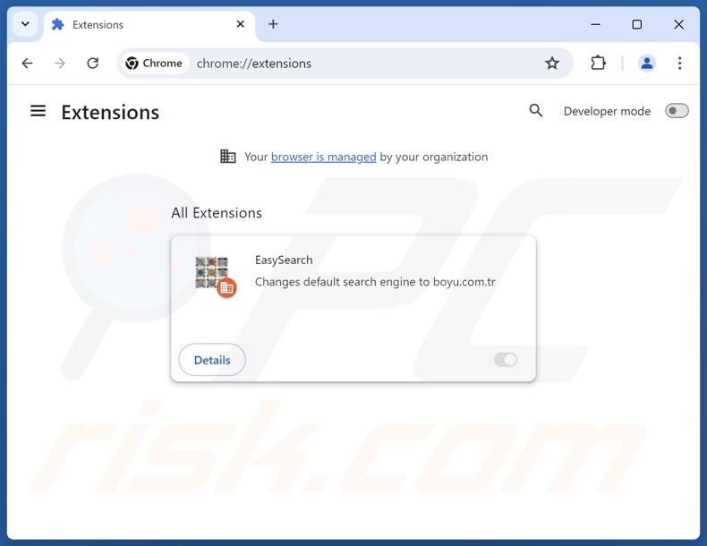 Remoção das extensões do Google Chrome relacionadas com o findflarex.com