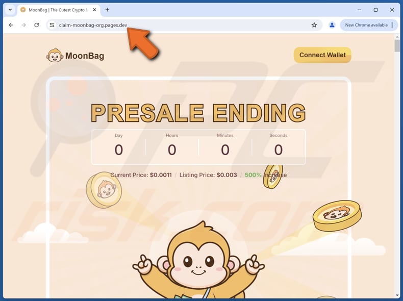 MoonBag Presale fraude