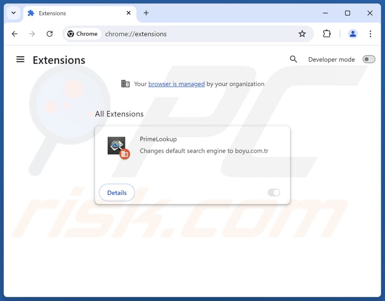 Remoção das extensões do Google Chrome relacionadas com finditfasts.com