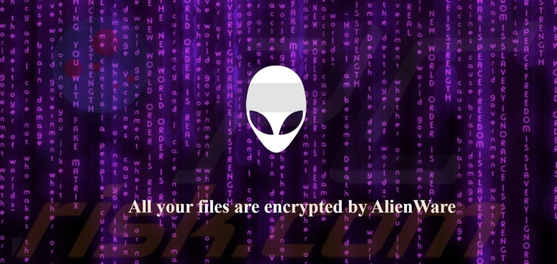 AlienWare ransomware papel de parede