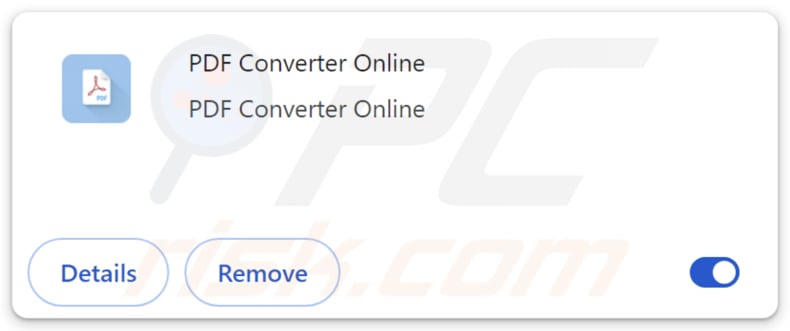 PDF Converter Online adware