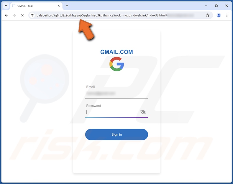 Re-Activate Your Mailbox Address e-mail fraudulento promovido site de phishing