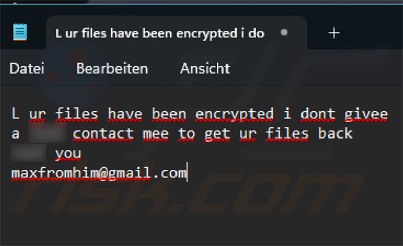 Nnice ransomware papel de parede