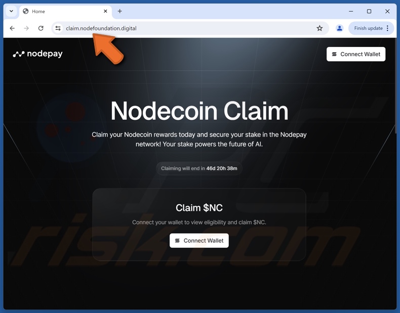 Nodecoin Claim fraude