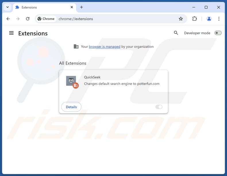 Remoção das extensões do Google Chrome relacionadas com o guardflares.com