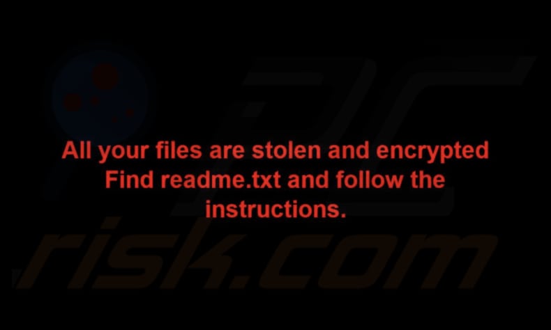 RdpLocker ransomware papel de parede