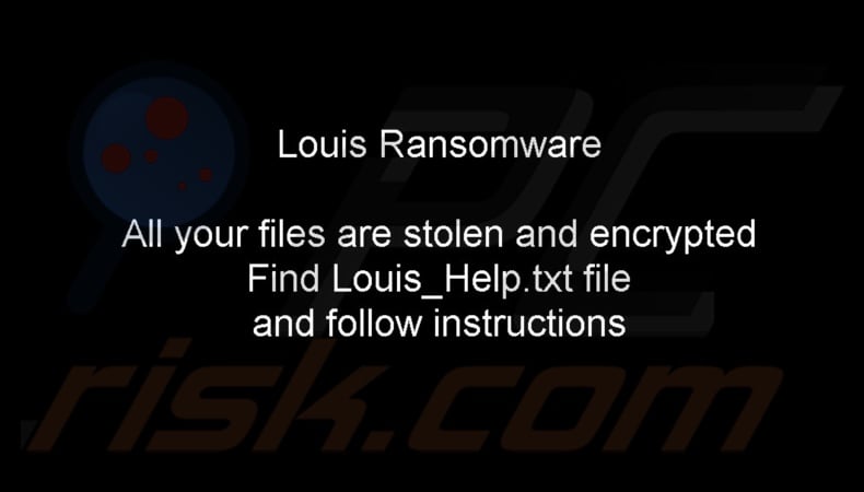 Louis ransomware papel de parede