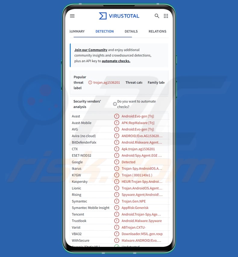 BirdCall malware android