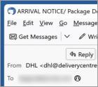 Fraude por Email DHL - Notice For Failed Package Delivery