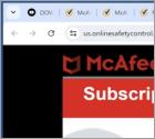 McAfee - Subscription Payment Failed POP-UP Fraude