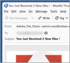 Fraude por Email Adobe - You Have Received New Files