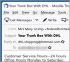 Fraude por Email Trunk Box Delivery