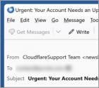 Fraude por Email Cloudflare - Important Account Update