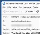 Fraude por Email Yahoo Canada Lottery