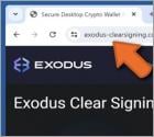 Exodus Clear Signing Activation Fraude