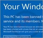 Fraude Your Windows Has Been Banned