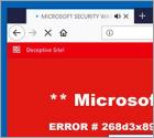 Fraude do ERROR 268d3x8938 POP-UP