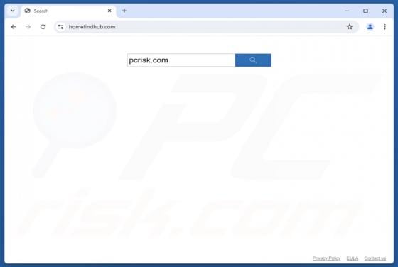 Redirecionamento do homefindhub.com