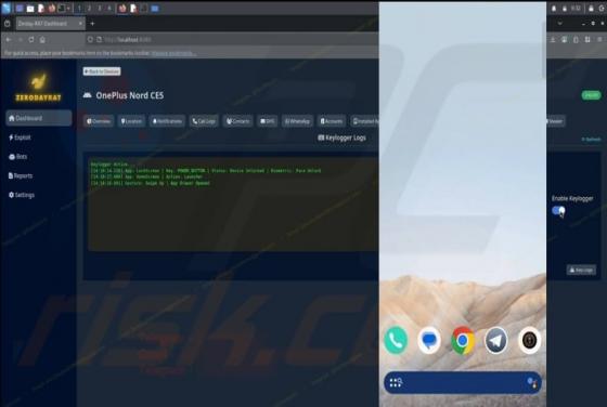 ZeroDayRAT Malware (Android)